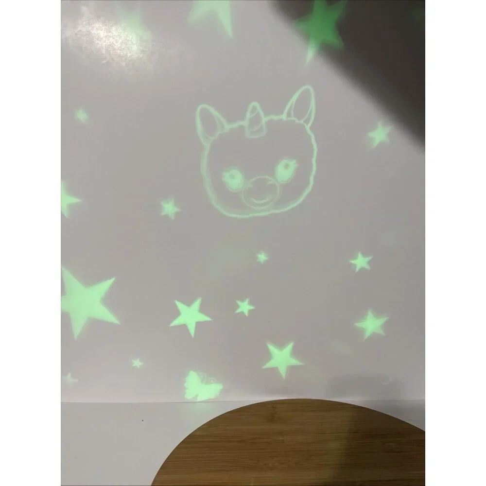 Star Belly Dream Lites Shimmering Rainbow Unicorn Stuffed Plush Night Light Up‎
